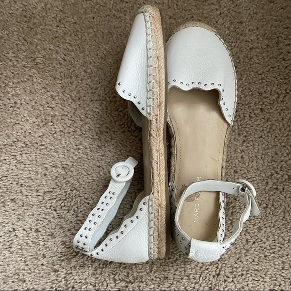 Marc Fisher Studded Ankle Strap Espadrilles Sandal-SZ 8.5 - Picture 8 of 16